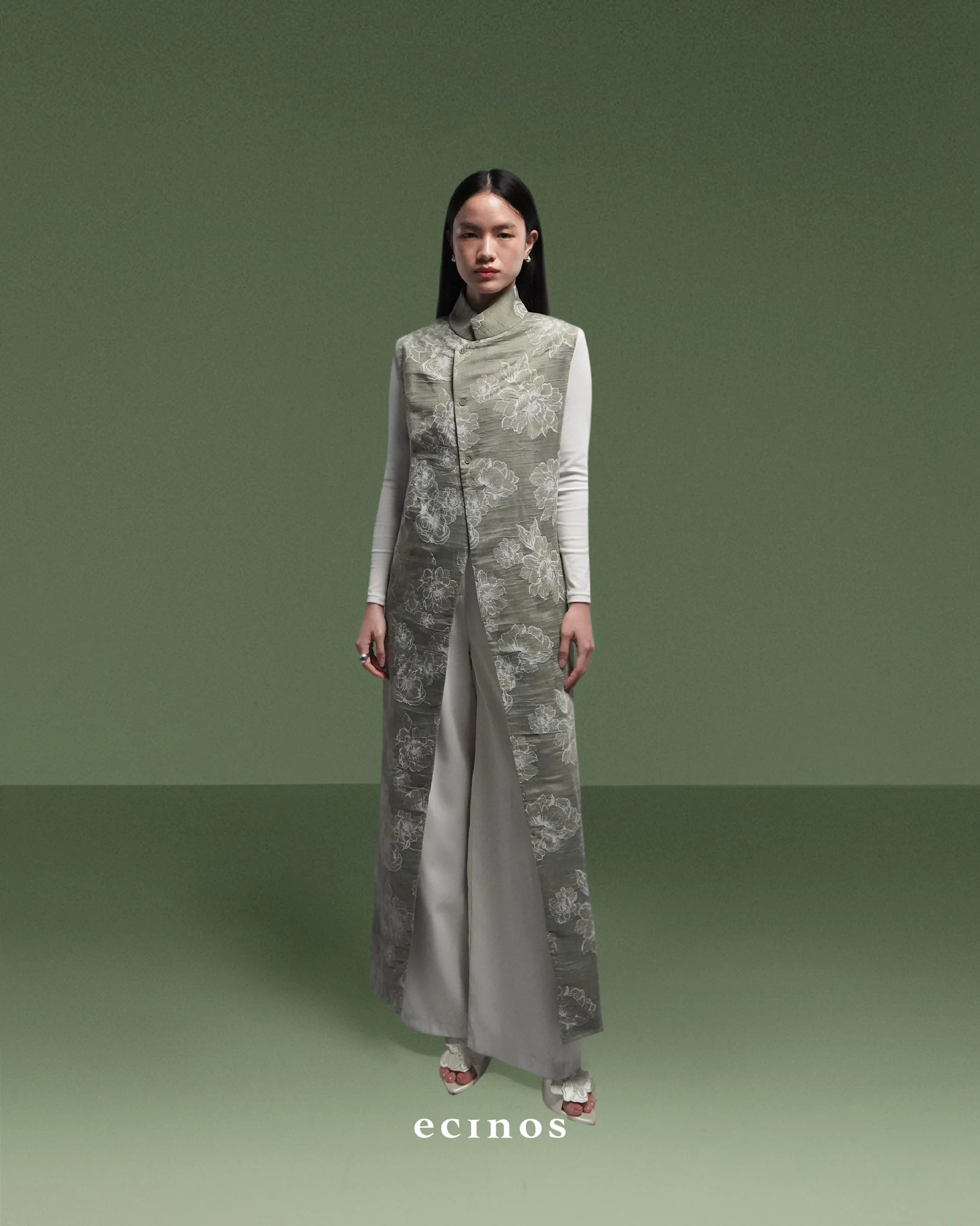 ECINOS - Magnolia Long Vest - Image 7