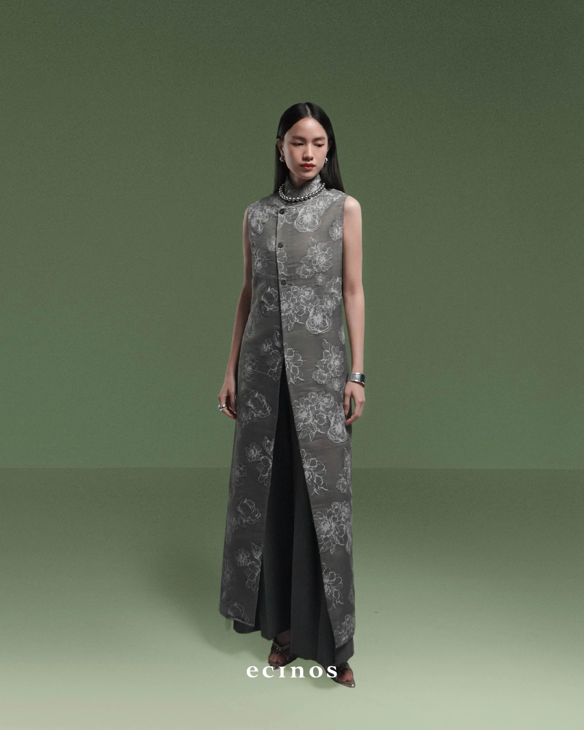 ECINOS - Magnolia Long Vest - Image 8