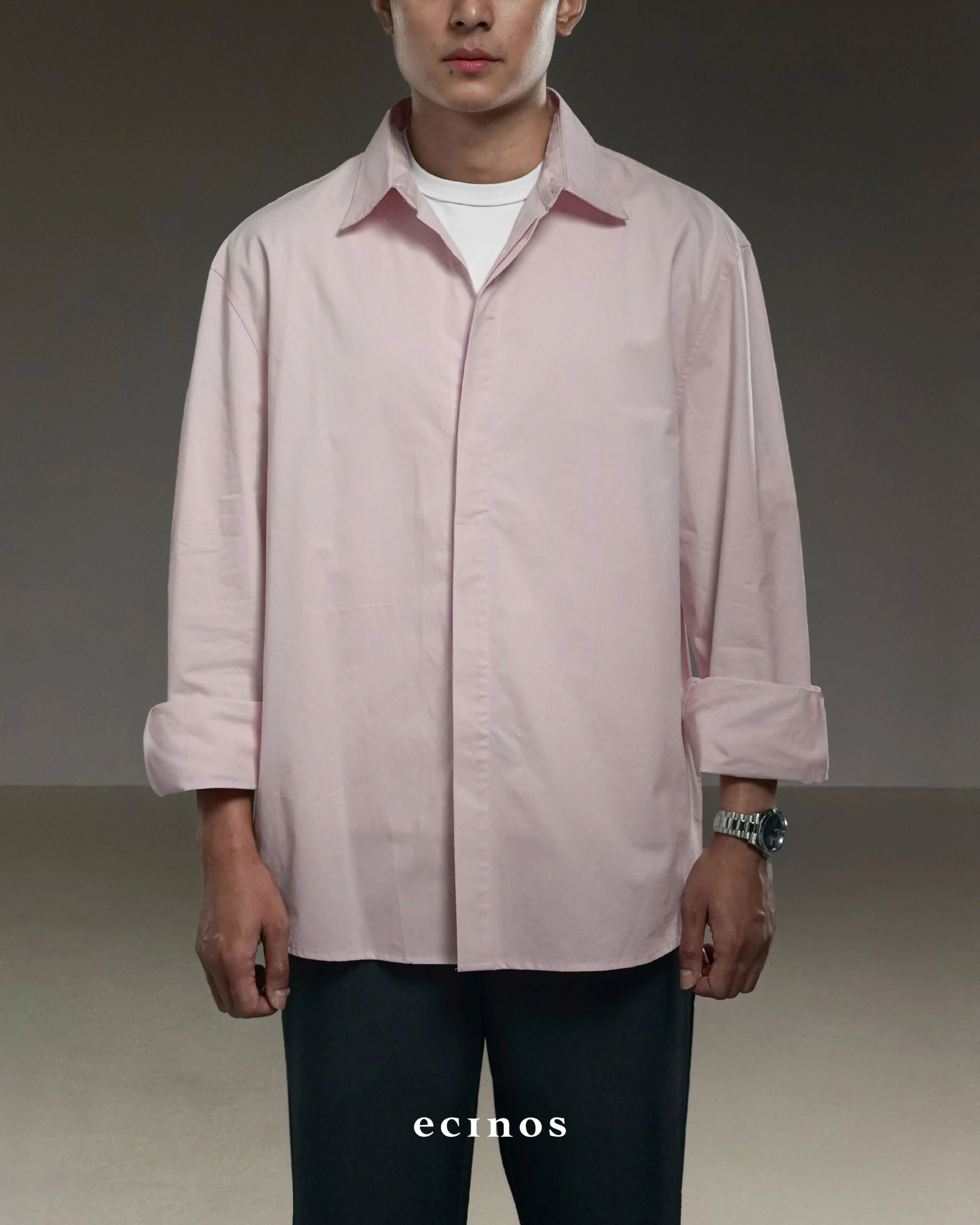 ECINOS Man - 100% Cotton Oversized Shirt (Man Version) - Image 14