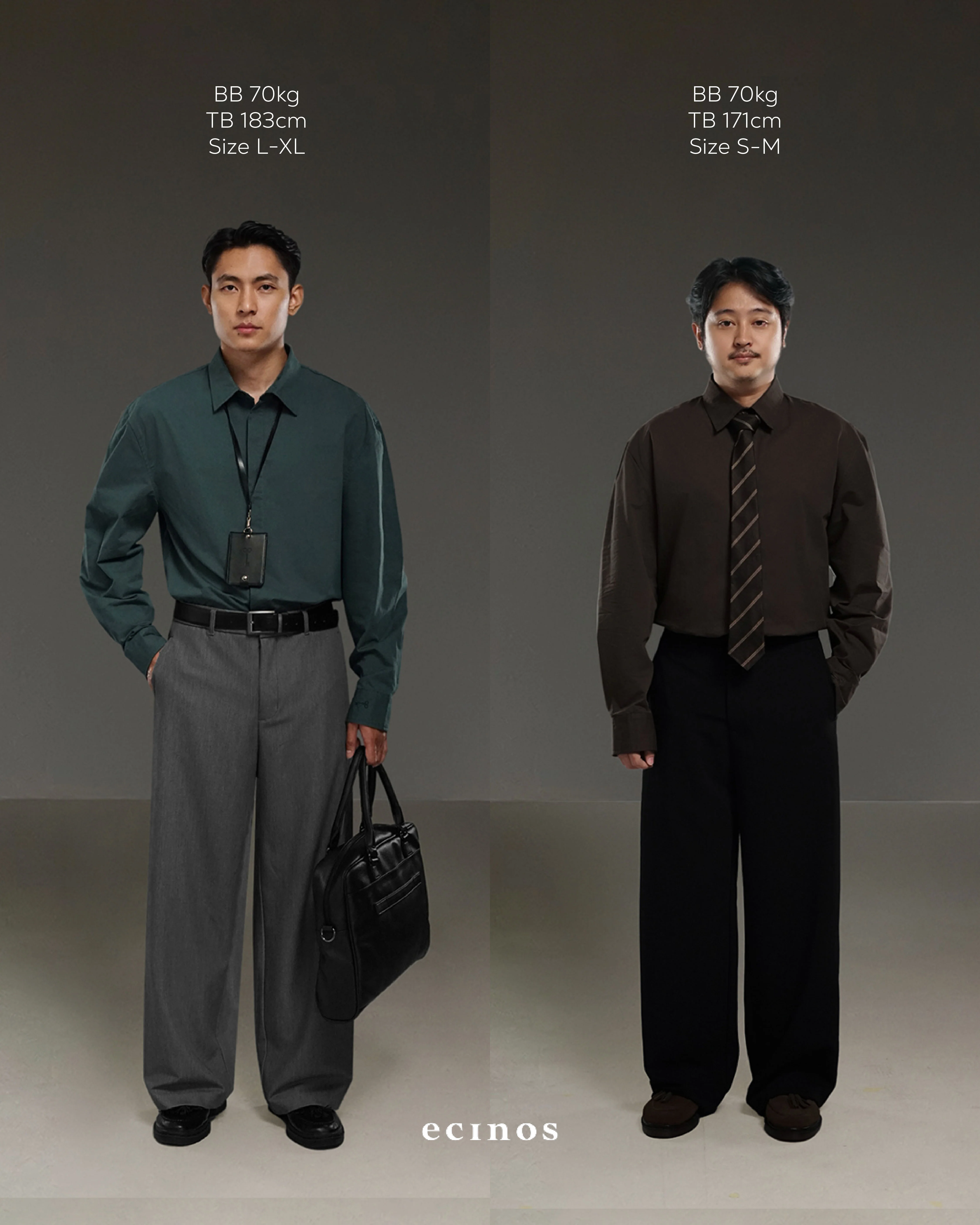 ECINOS Man - 100% Cotton Oversized Shirt (Man Version) - Image 3