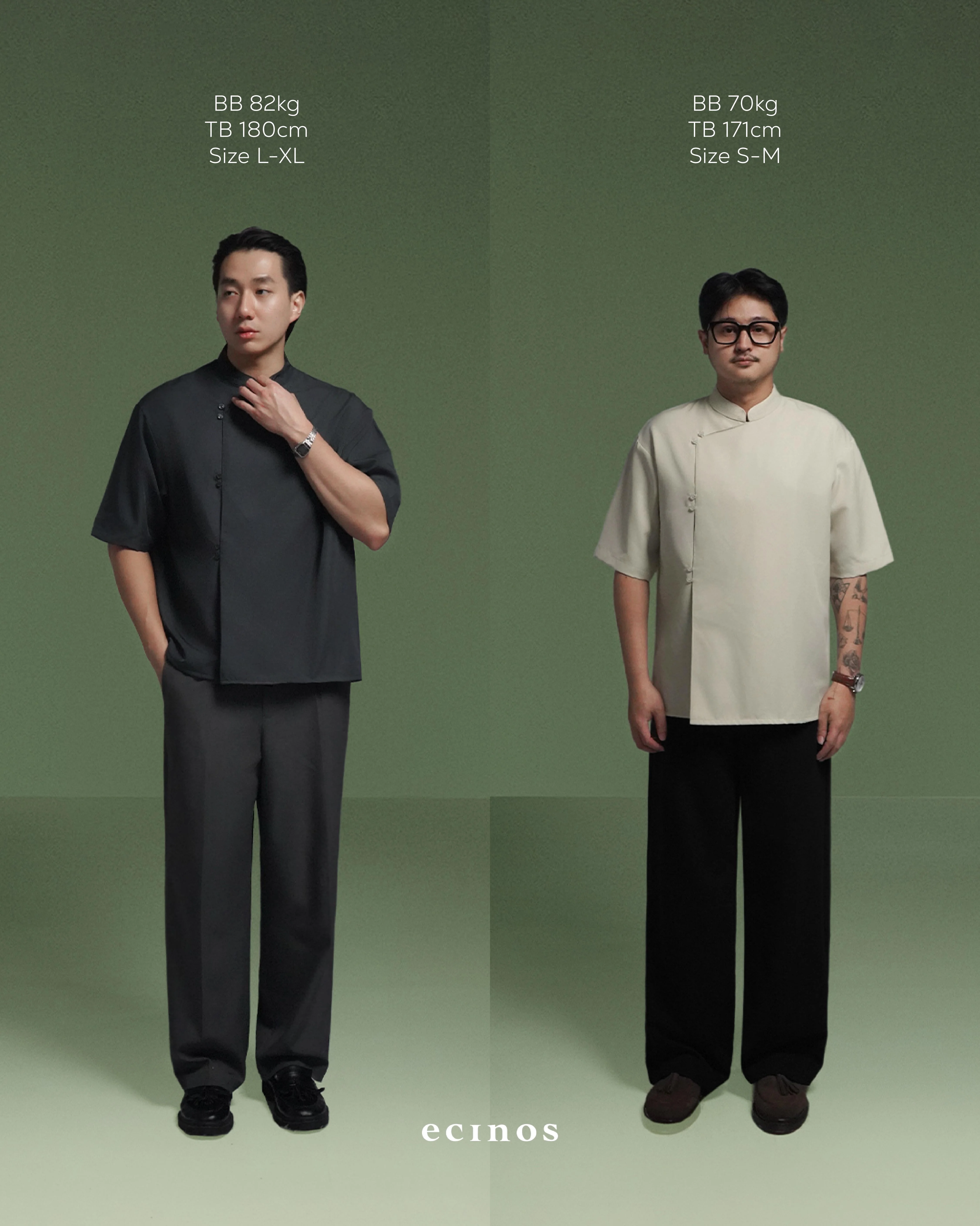 ECINOS Man - Aspen Side Button Top - Image 13