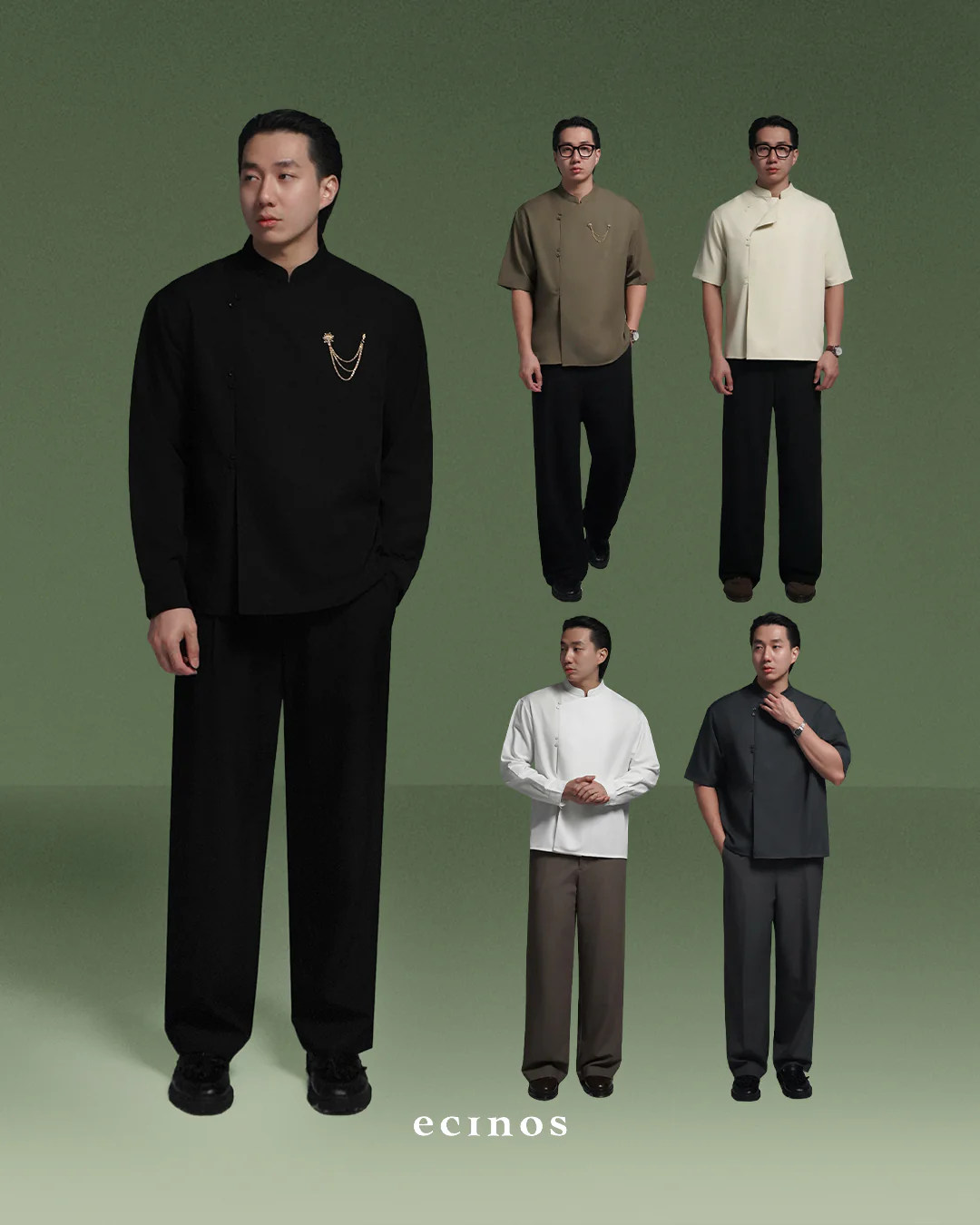 ECINOS Man - Aspen Side Button Top - Image 3