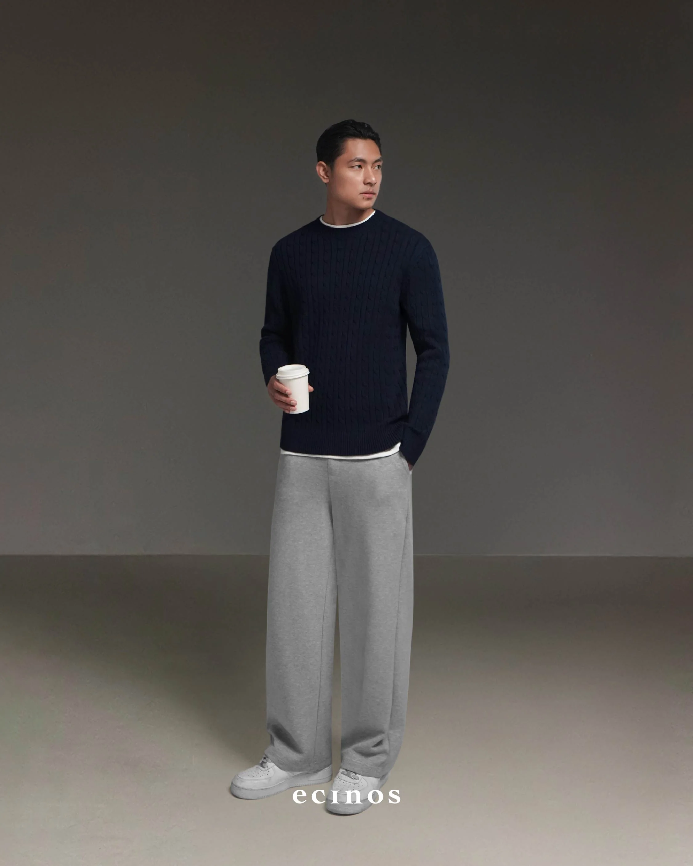 ECINOS Man - Cyrus Cable Knitted Top - Image 10