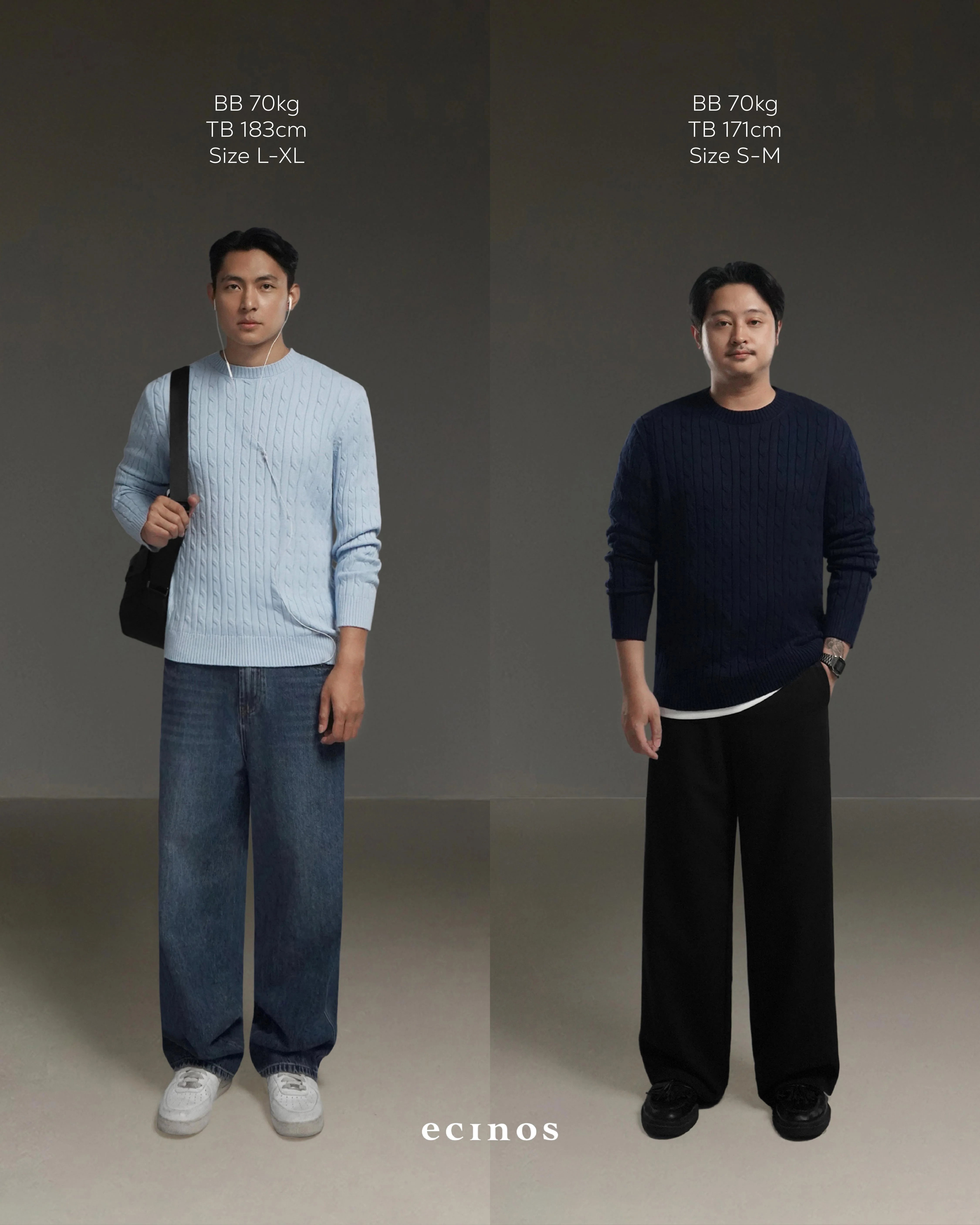 ECINOS Man - Cyrus Cable Knitted Top - Image 4