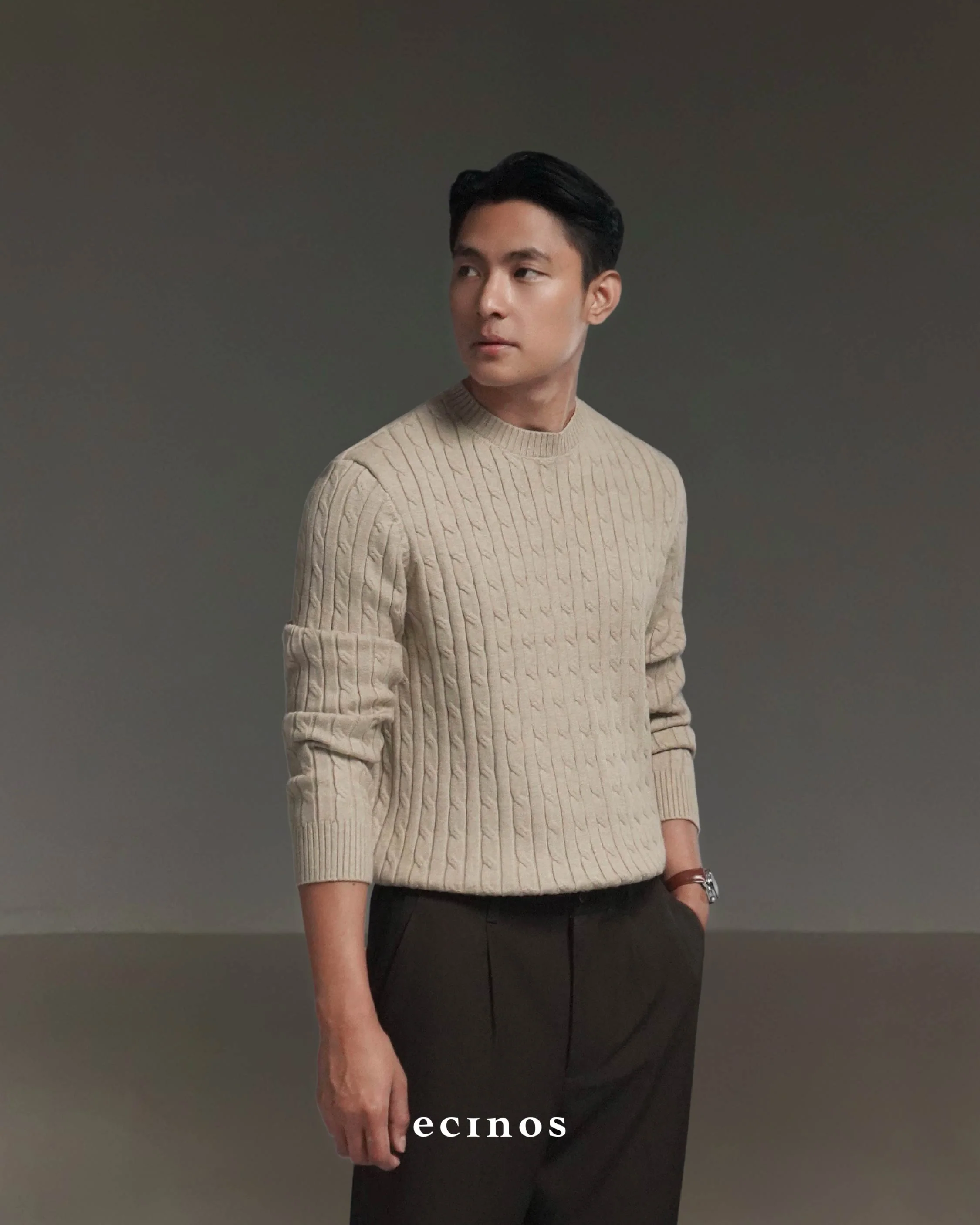 ECINOS Man - Cyrus Cable Knitted Top - Image 6