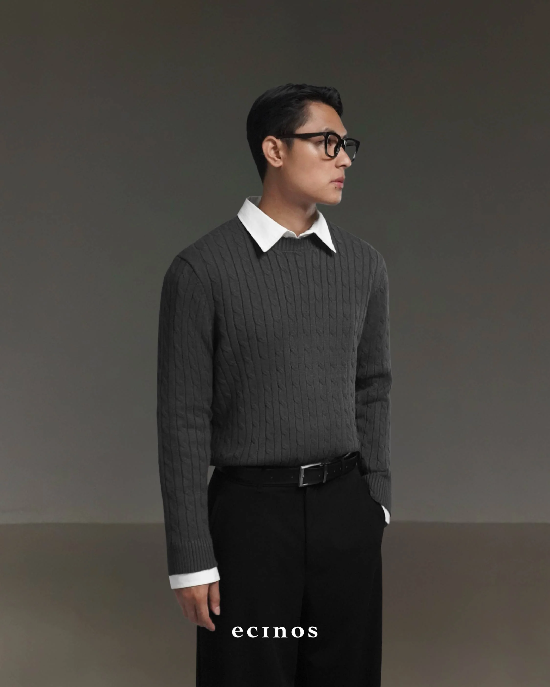 ECINOS Man - Cyrus Cable Knitted Top - Image 8