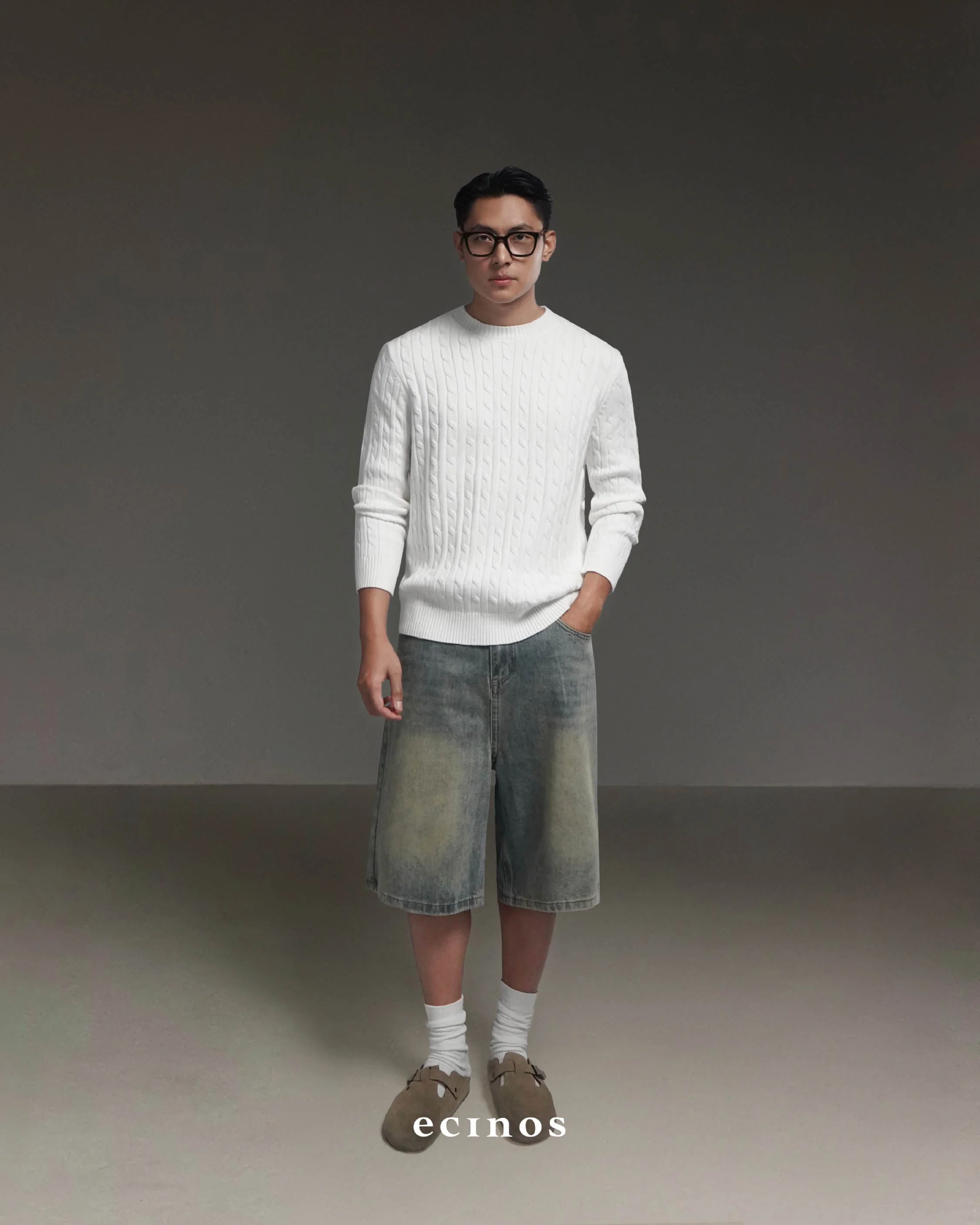 ECINOS Man - Cyrus Cable Knitted Top - Image 9