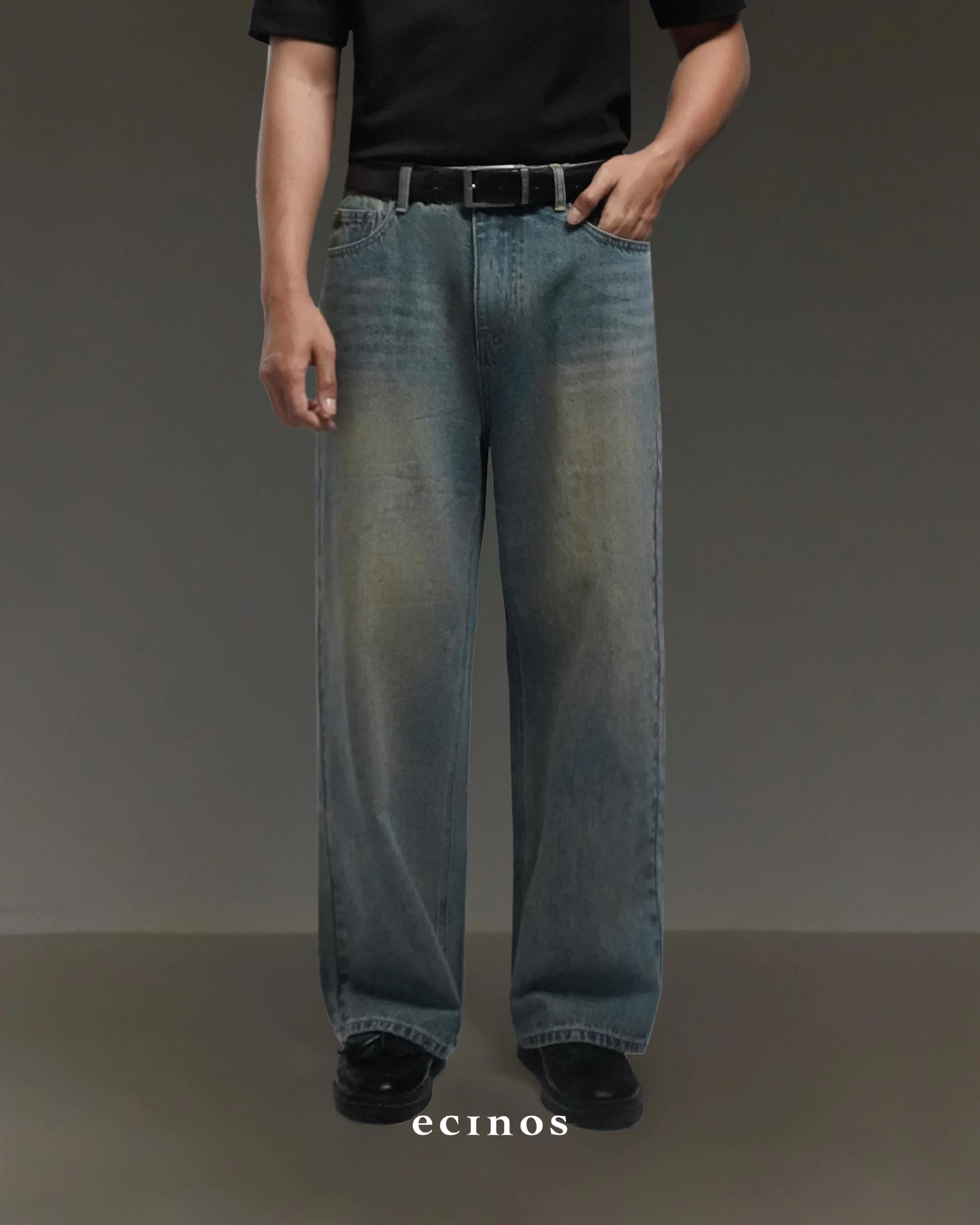 ECINOS Man - DENIM Straight Jeans (Man Version) - Image 10