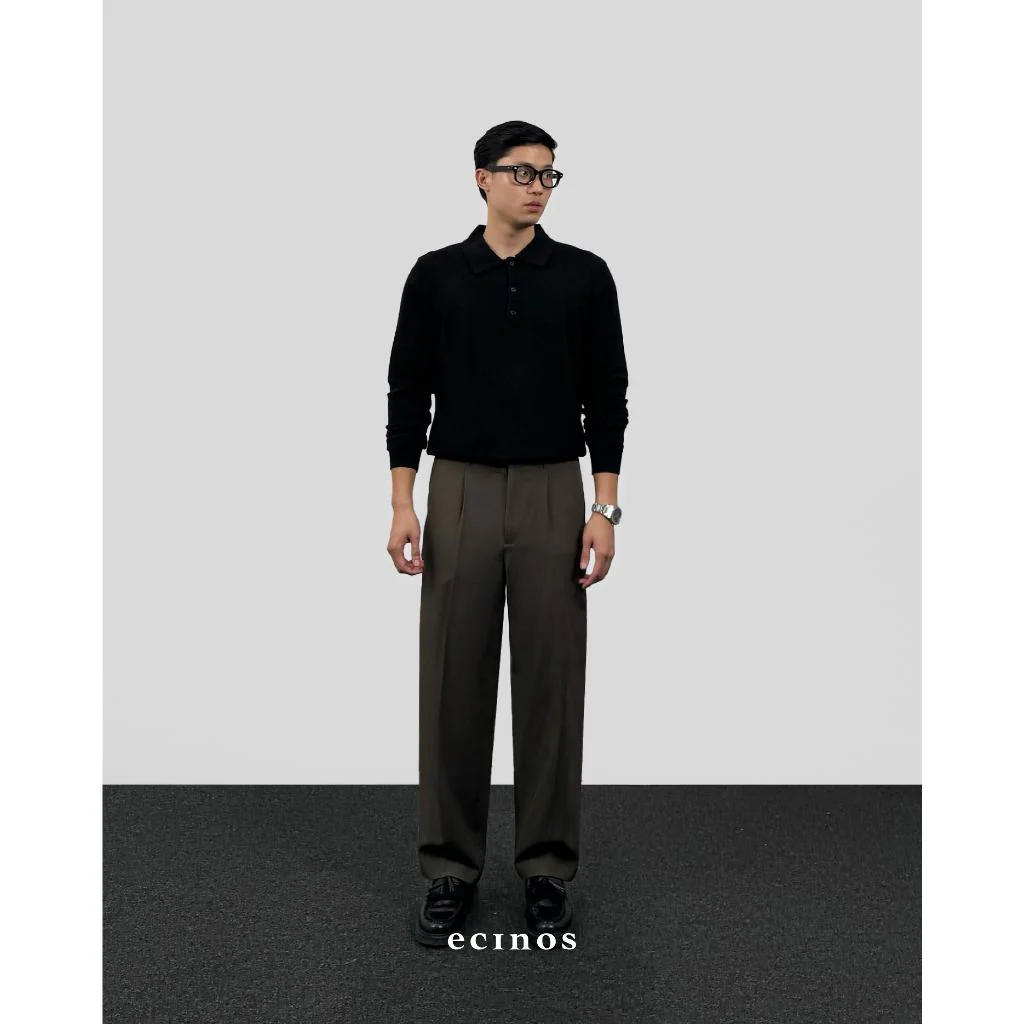 ECINOS Man - Han Knitted Polo Button Top - Image 4