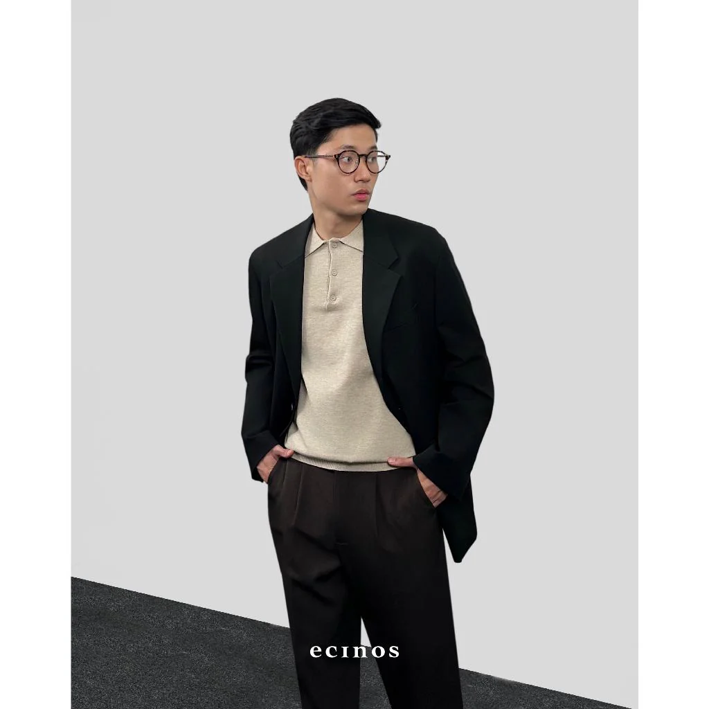 ECINOS Man - Han Knitted Polo Button Top - Image 5