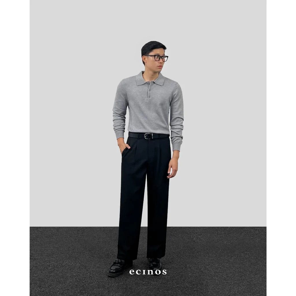 ECINOS Man - Han Knitted Polo Button Top - Image 6