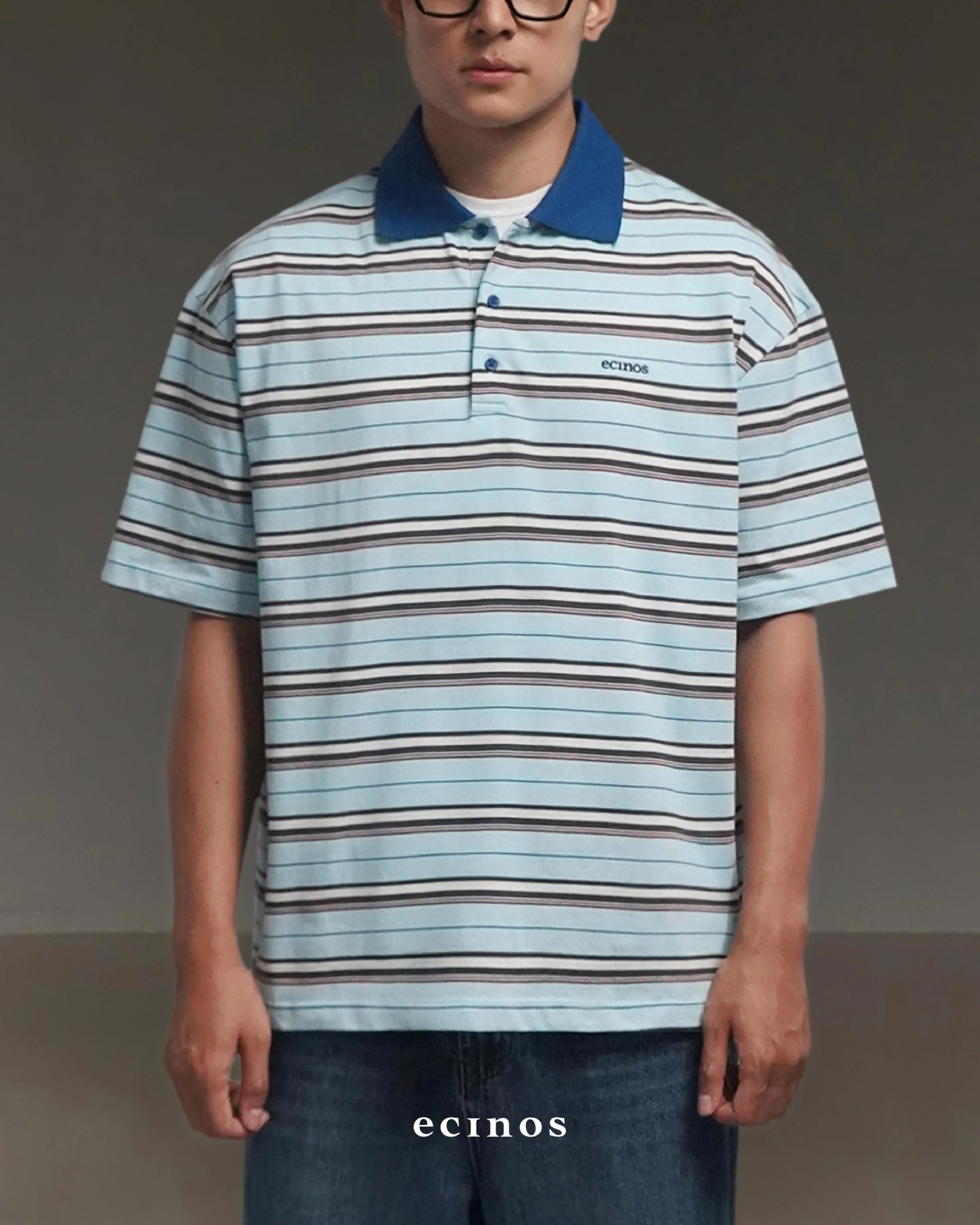 ECINOS Man - Iver Striped Cotton Rugby Shirt - Image 13