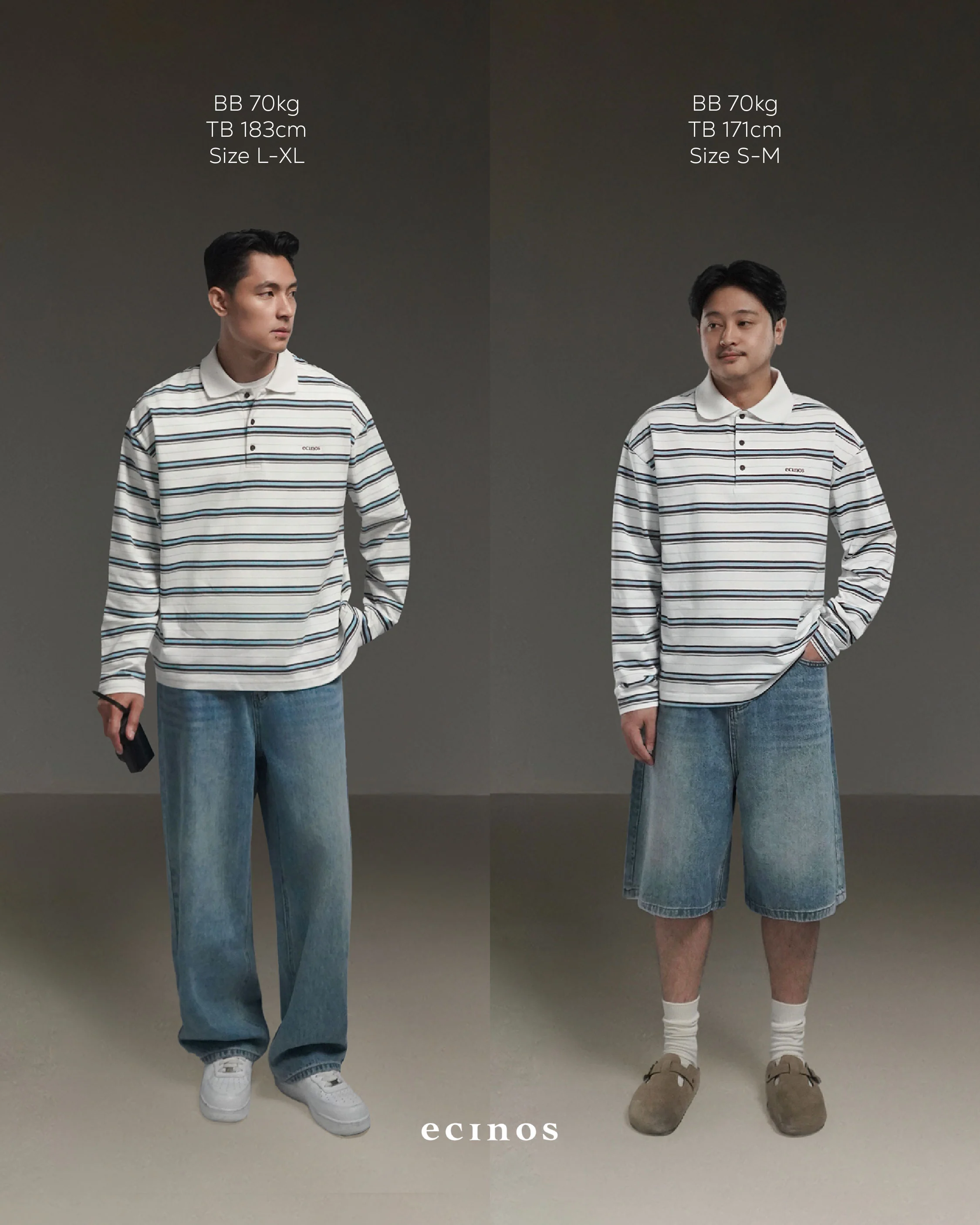 ECINOS Man - Iver Striped Cotton Rugby Shirt - Image 4