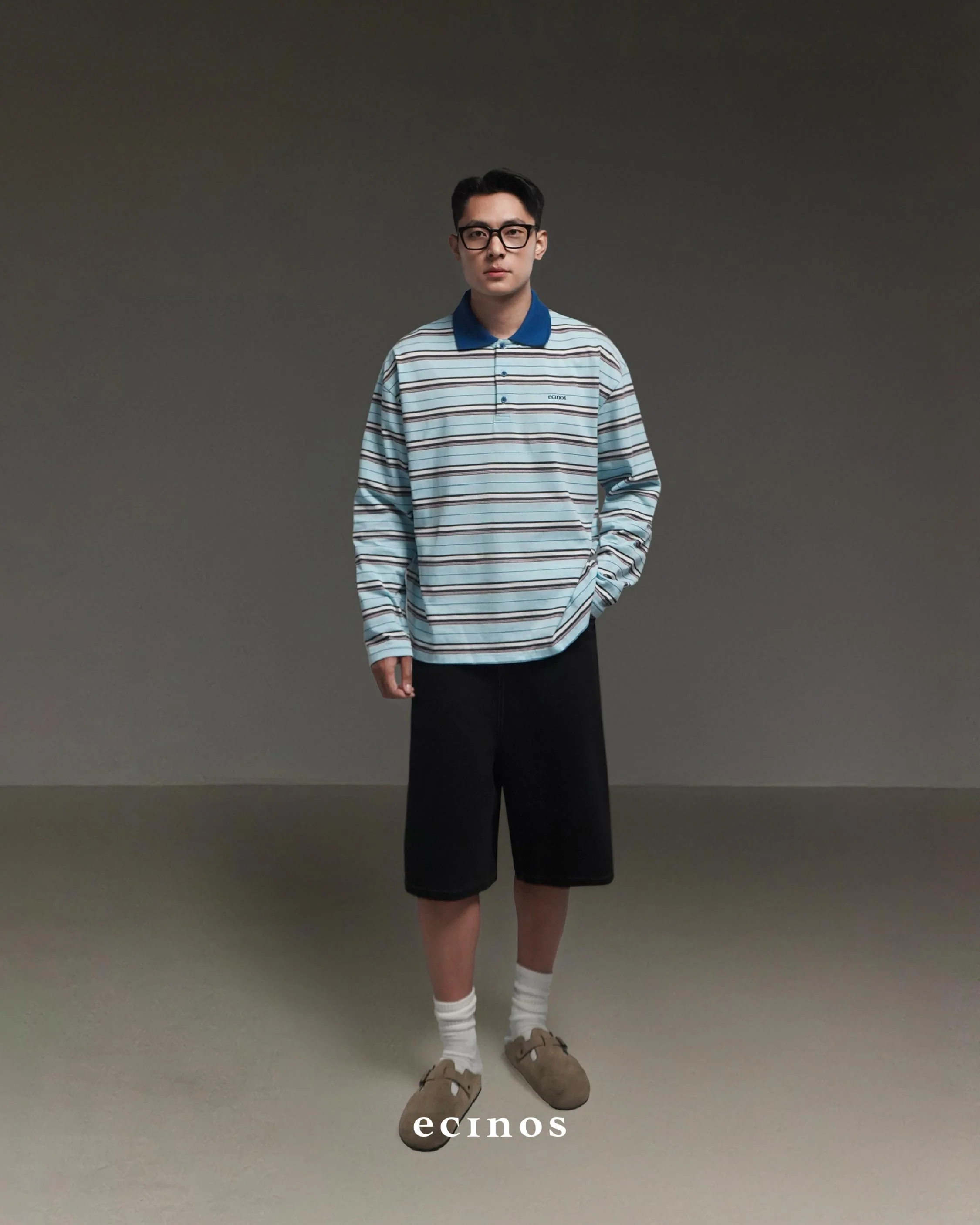 ECINOS Man - Iver Striped Cotton Rugby Shirt - Image 6