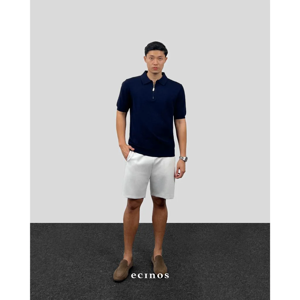 ECINOS Man - Knitted Polo Zip Top (Man Version) - Image 5