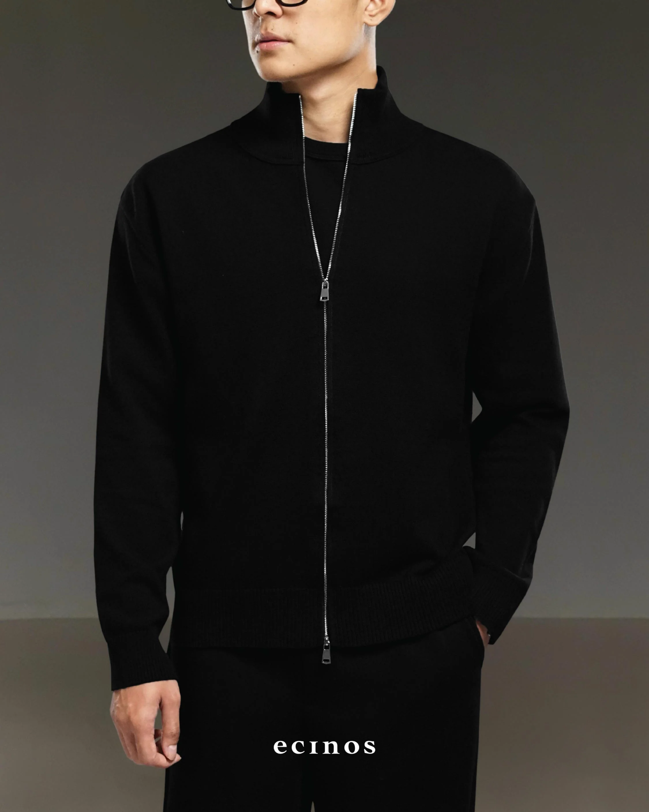 ECINOS Man - Leo Double Zip-Up Cardigan - Image 10