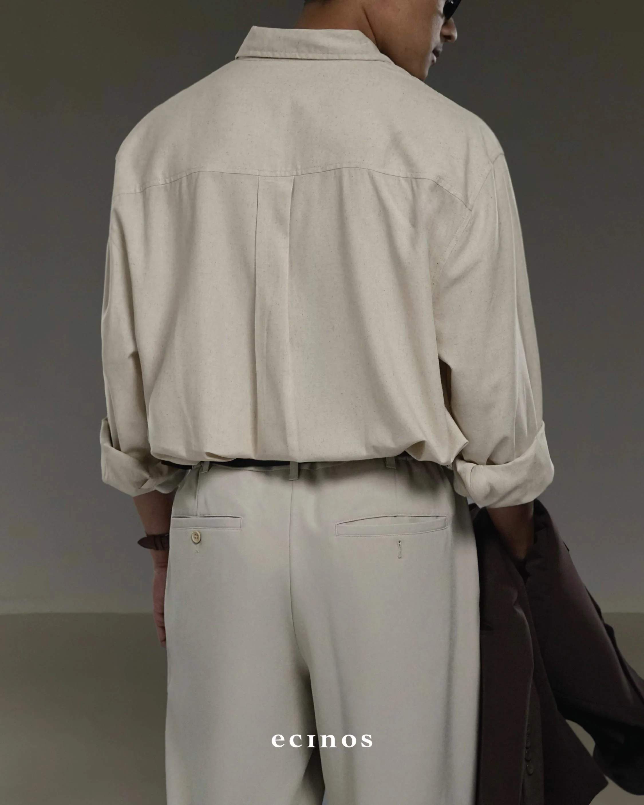 ECINOS Man - Philo Oversized Linen Shirt - Image 9