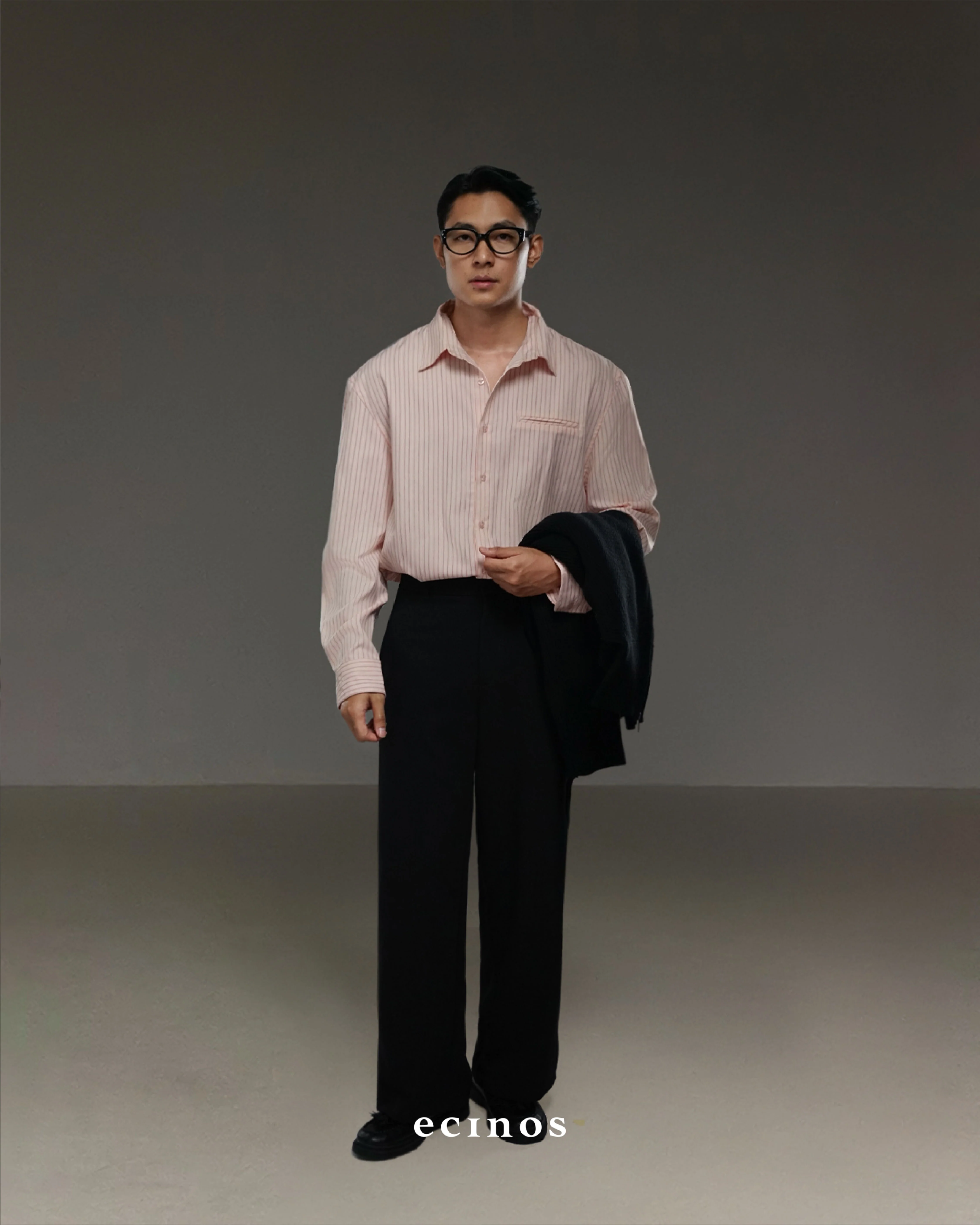 ECINOS Man - Striped Oversized Shirt (Man Version) - Image 9