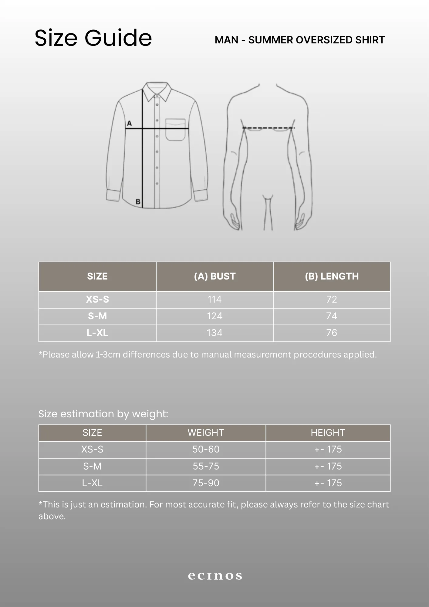 ECINOS Man - Summer Oversized Shirt (Man Version) - Image 9