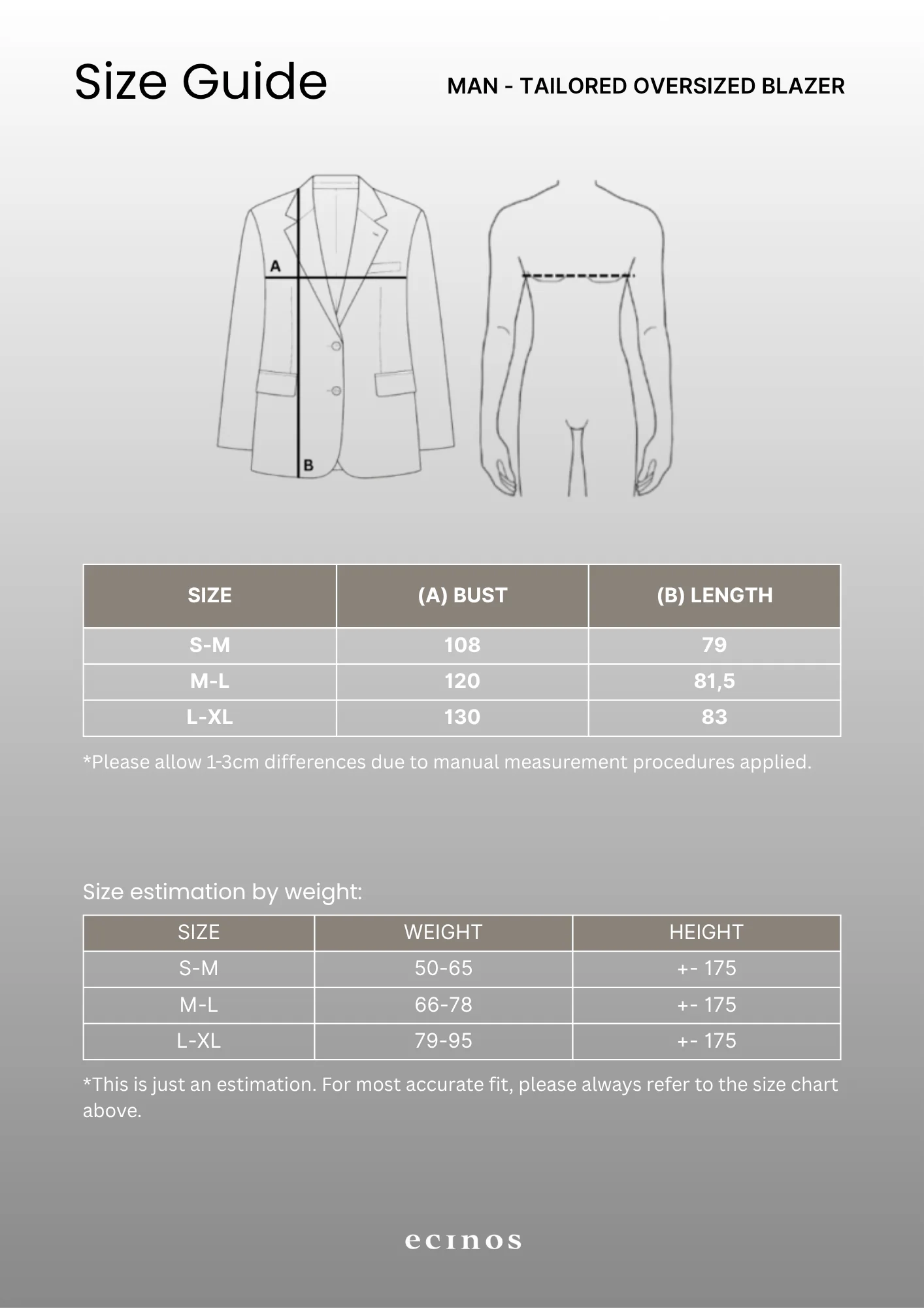 ECINOS Man - Tailored Oversized Blazer (Man Version) - Image 9