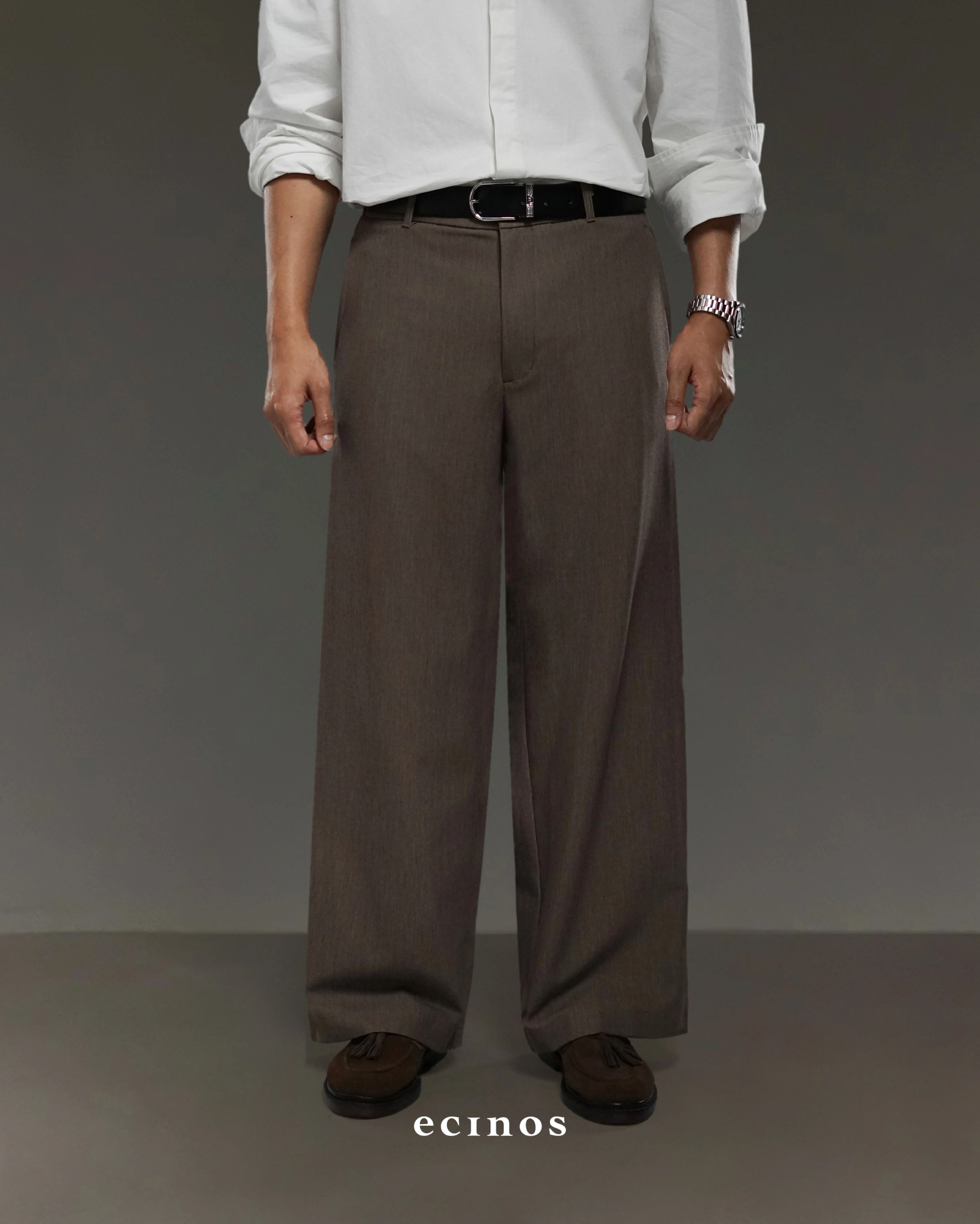 ECINOS Man - Tailored Wide Leg Trousers - Image 10