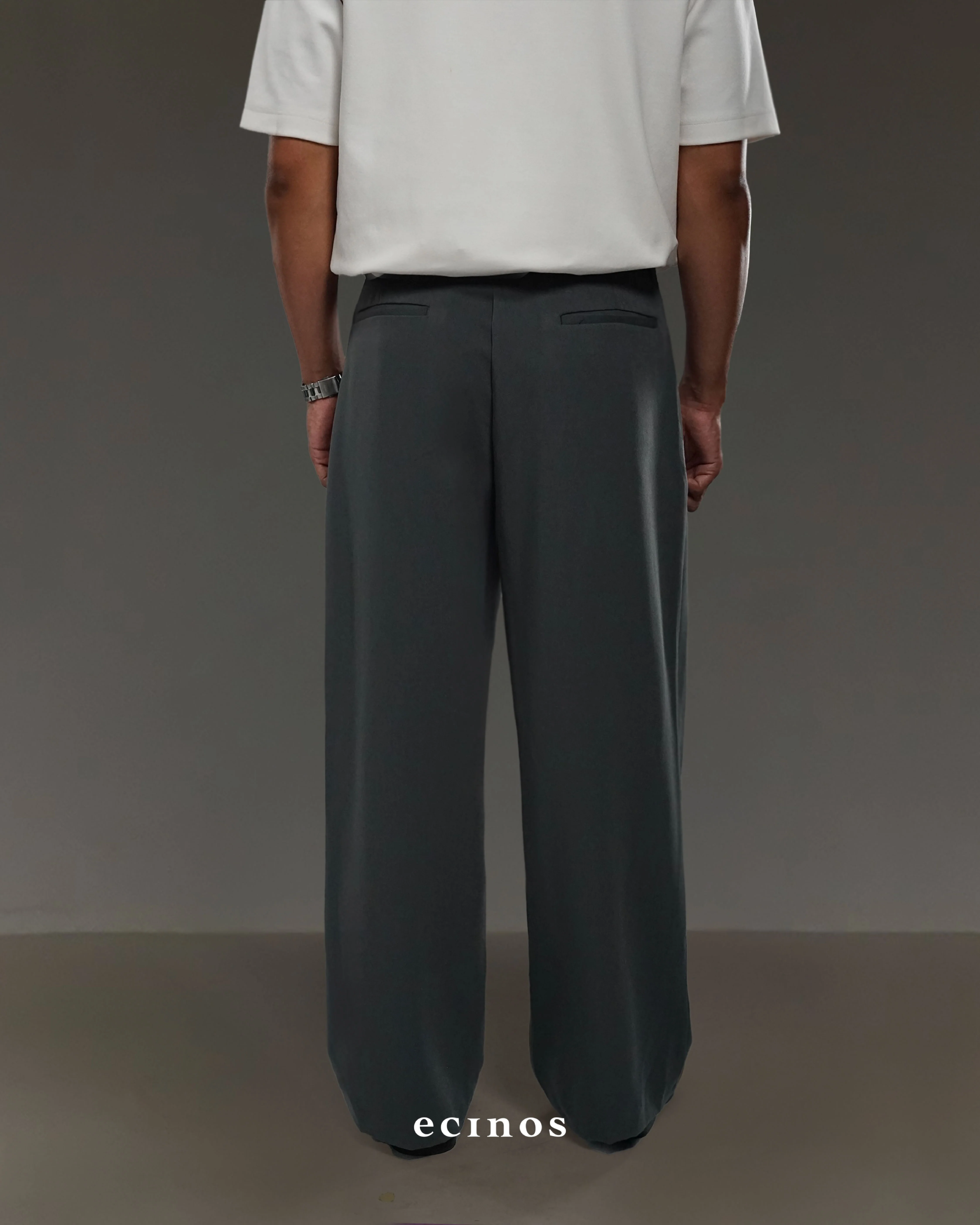 ECINOS Man - Tailored Wide Leg Trousers - Image 11