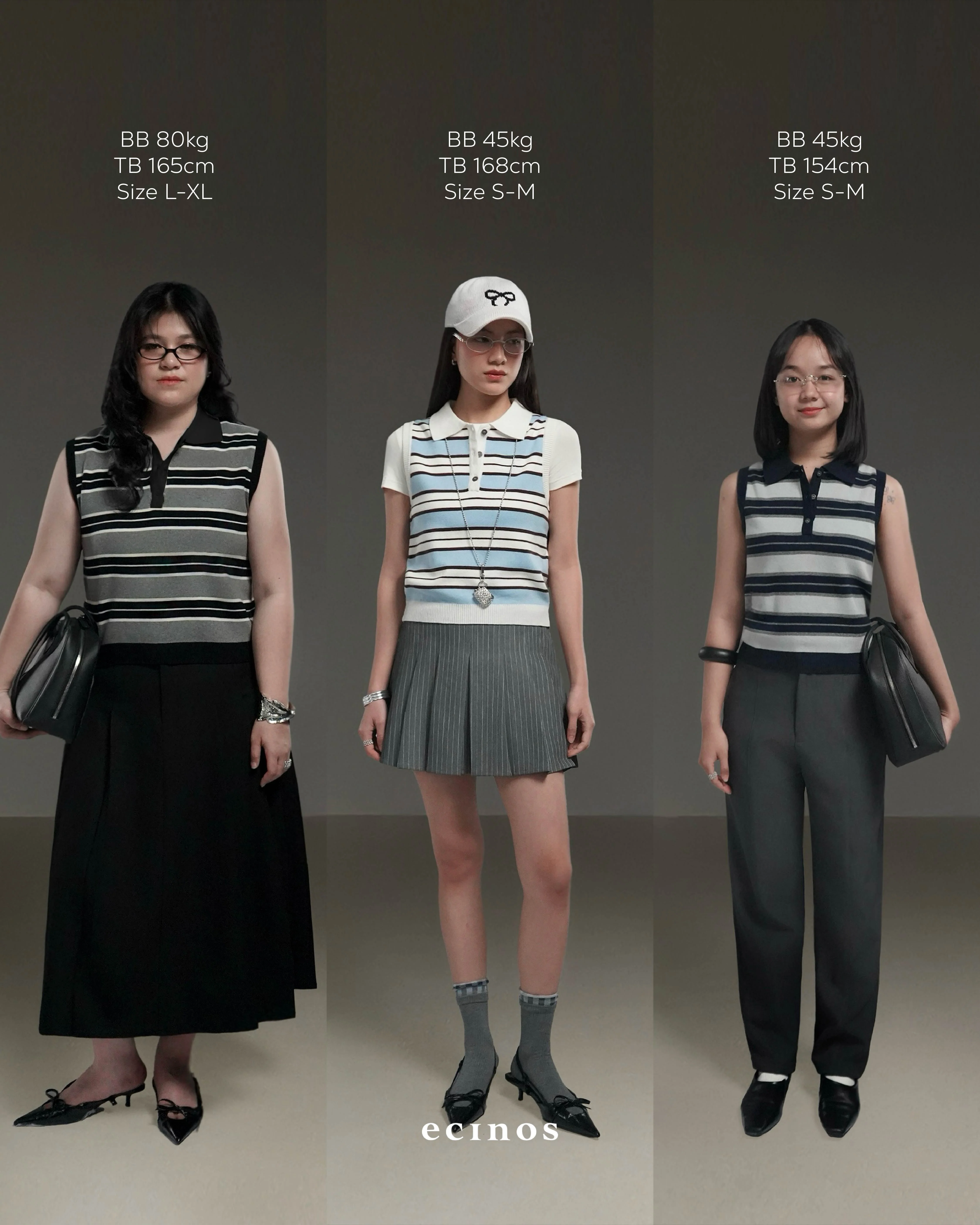 ECINOS - Ollie Knitted Polo Vest - Image 4