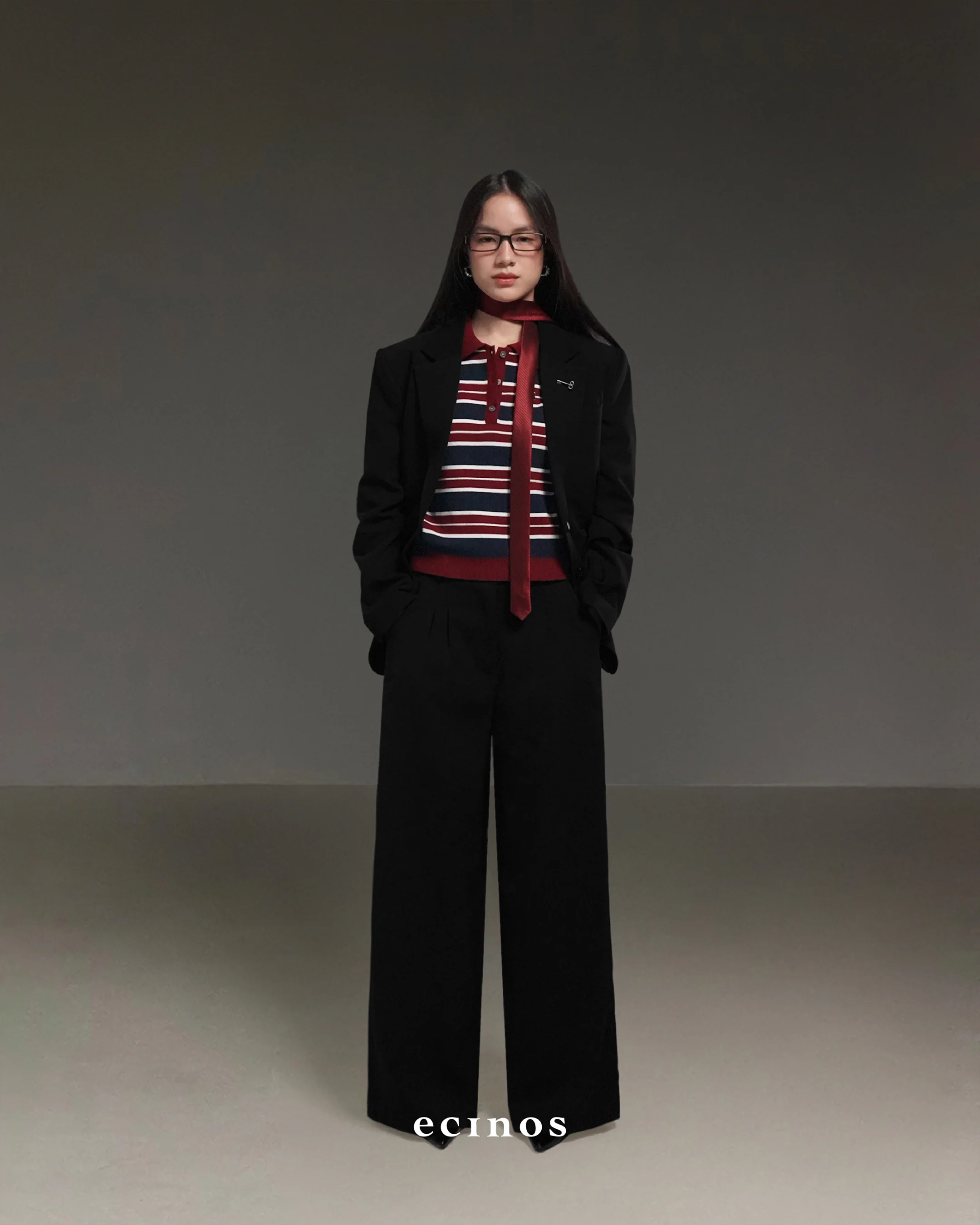 ECINOS - Ollie Knitted Polo Vest - Image 6