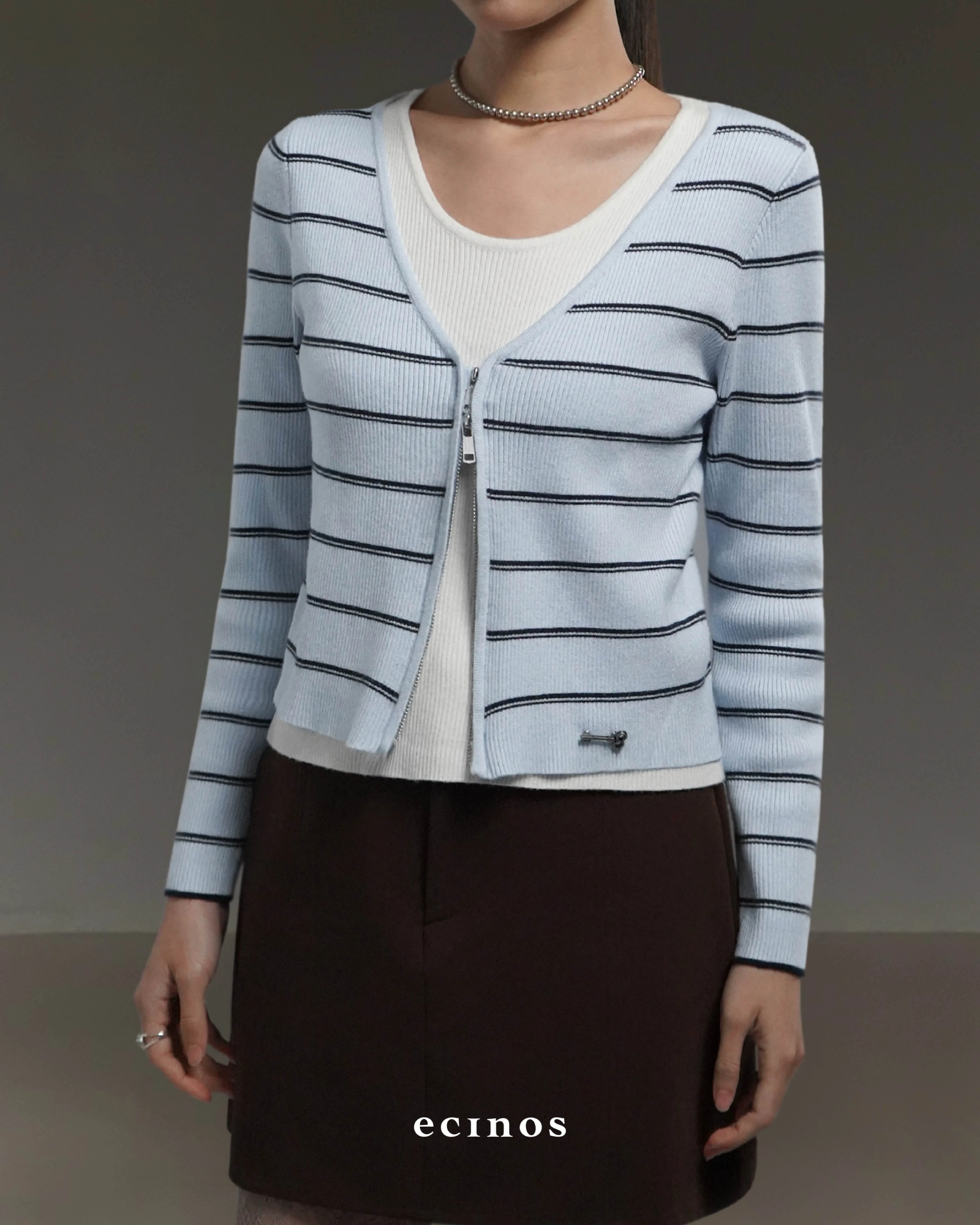 ECINOS - Rosie Layered Double-Zip Cardigan - Image 12