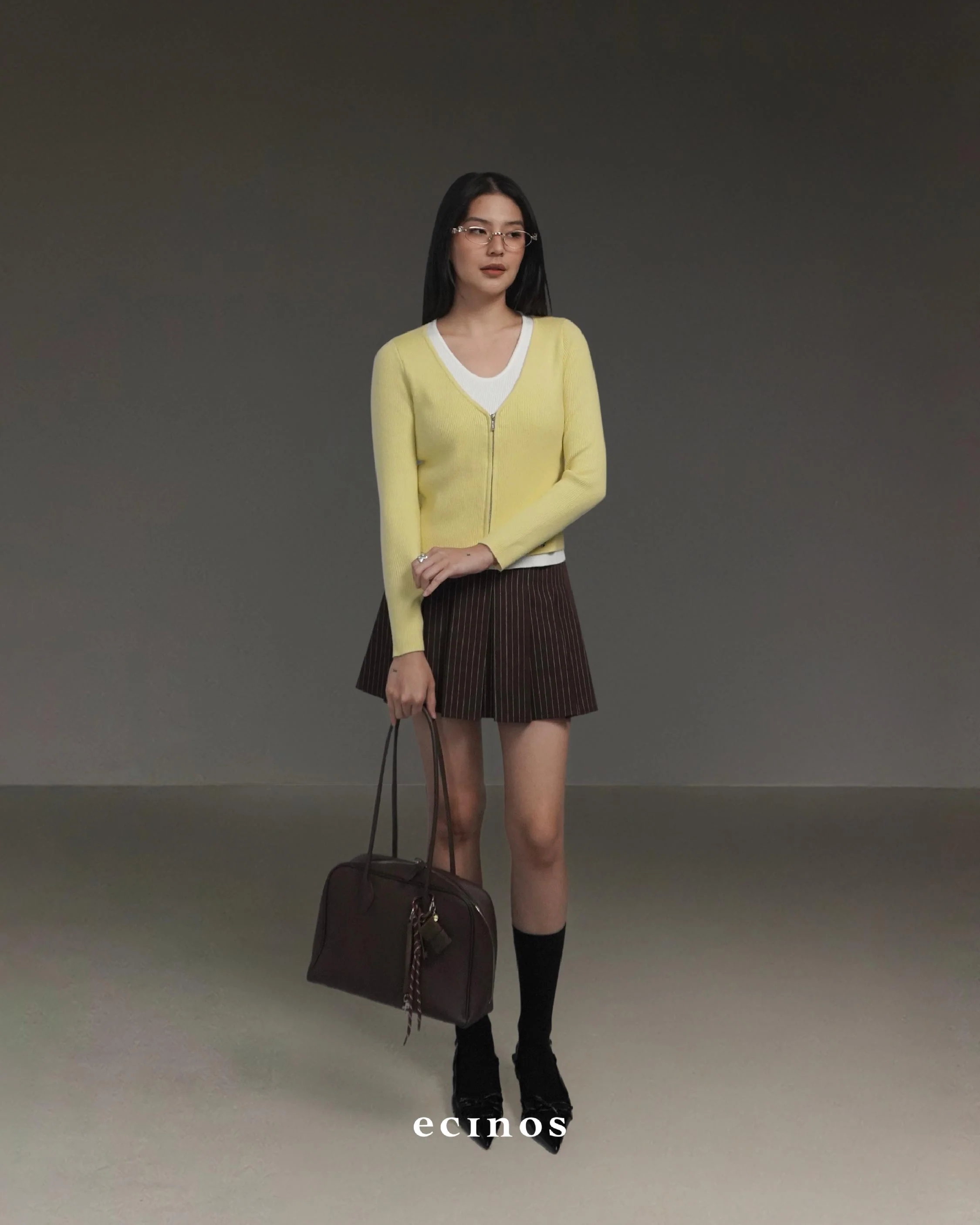 ECINOS - Rosie Layered Double-Zip Cardigan - Image 8