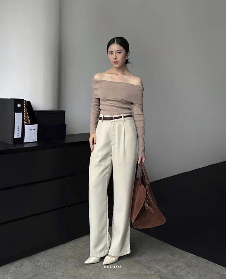 ECINOS - HR Off Shoulder Knit Top - Image 6