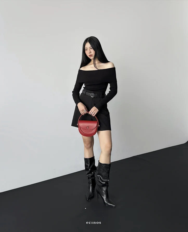 ECINOS - HR Off Shoulder Knit Top - Image 8