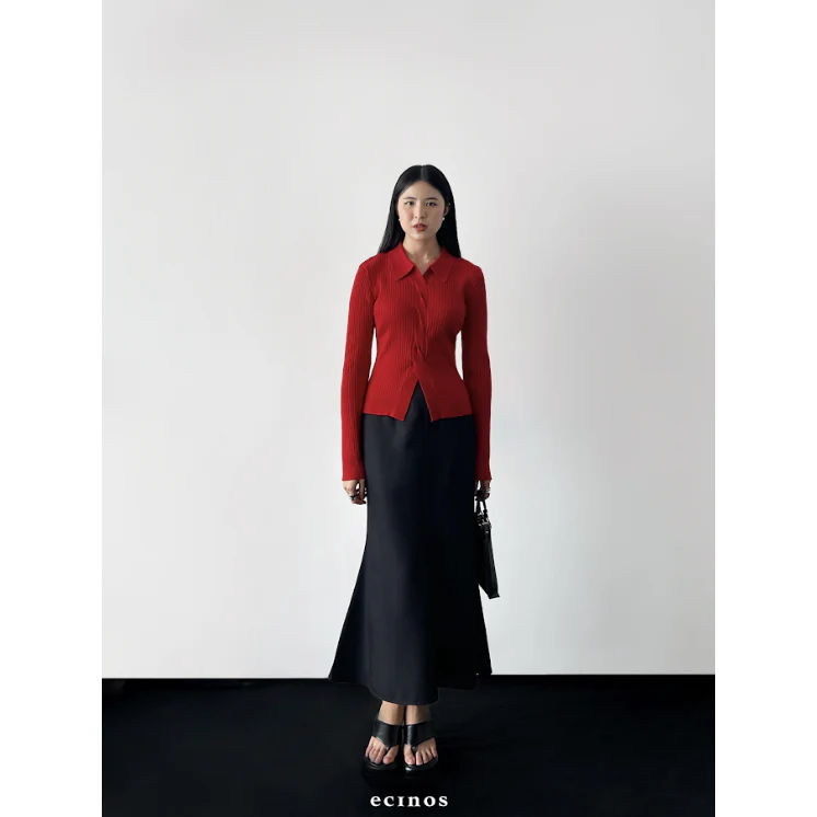 ECINOS - Marketing Twisted Knit Top - Image 8