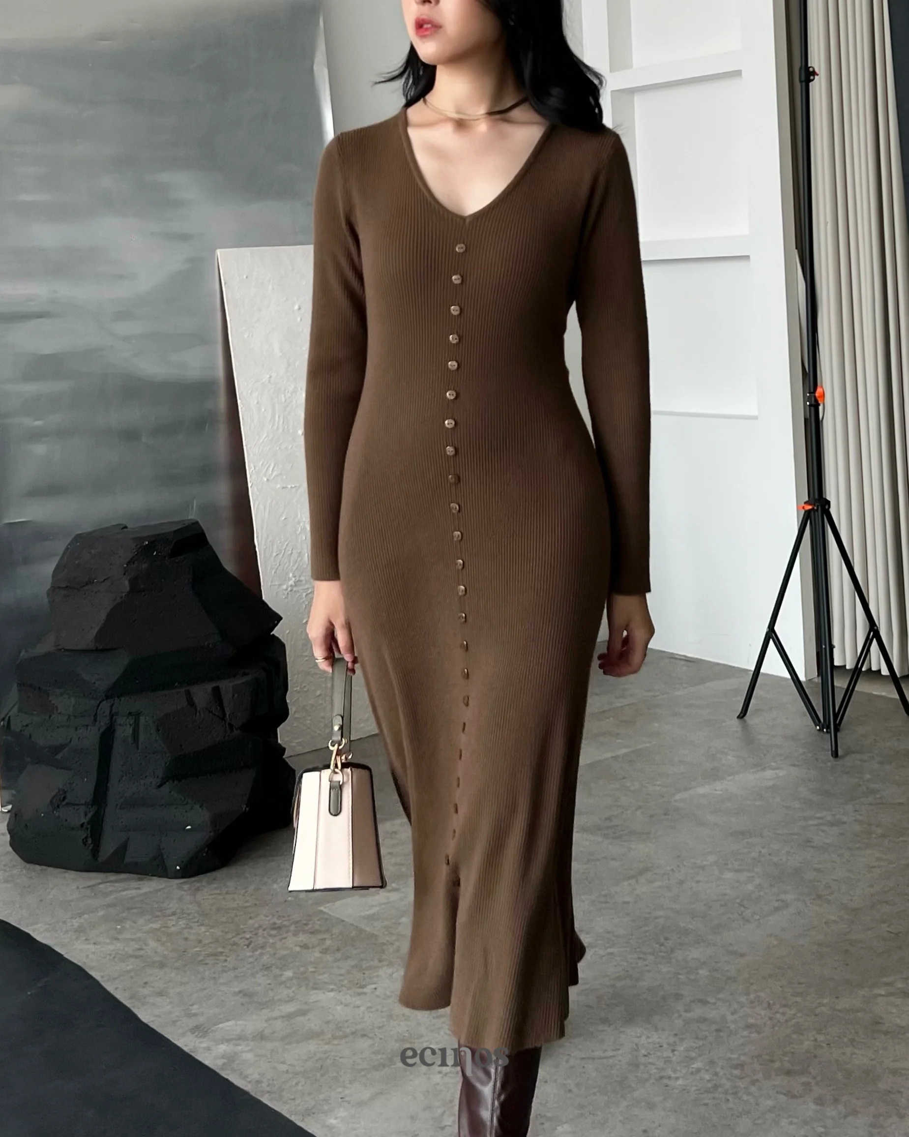 ECINOS - Natasha Knitted Dress - Image 10