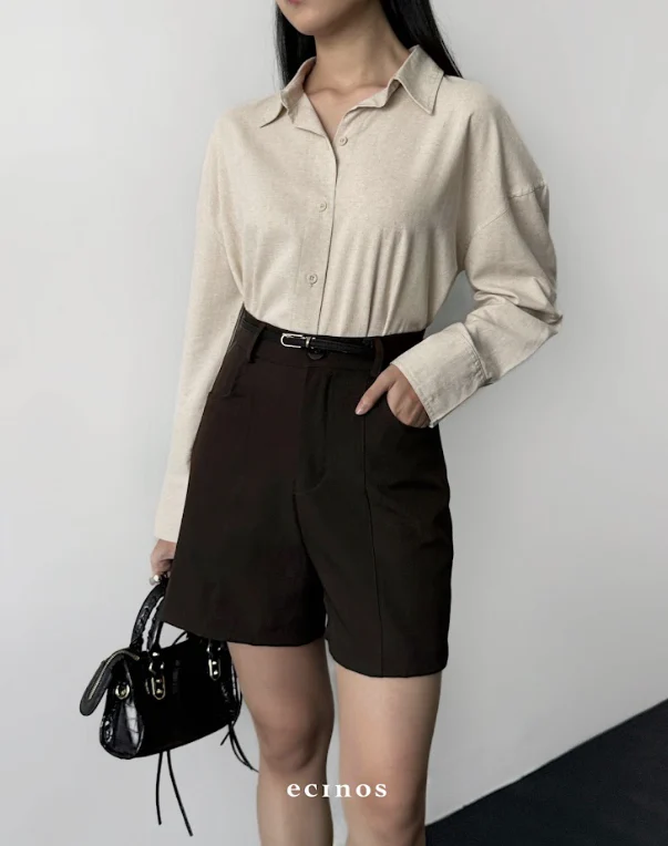 ECINOS - Philia Oversized Linen Shirt 2.0 - Image 11