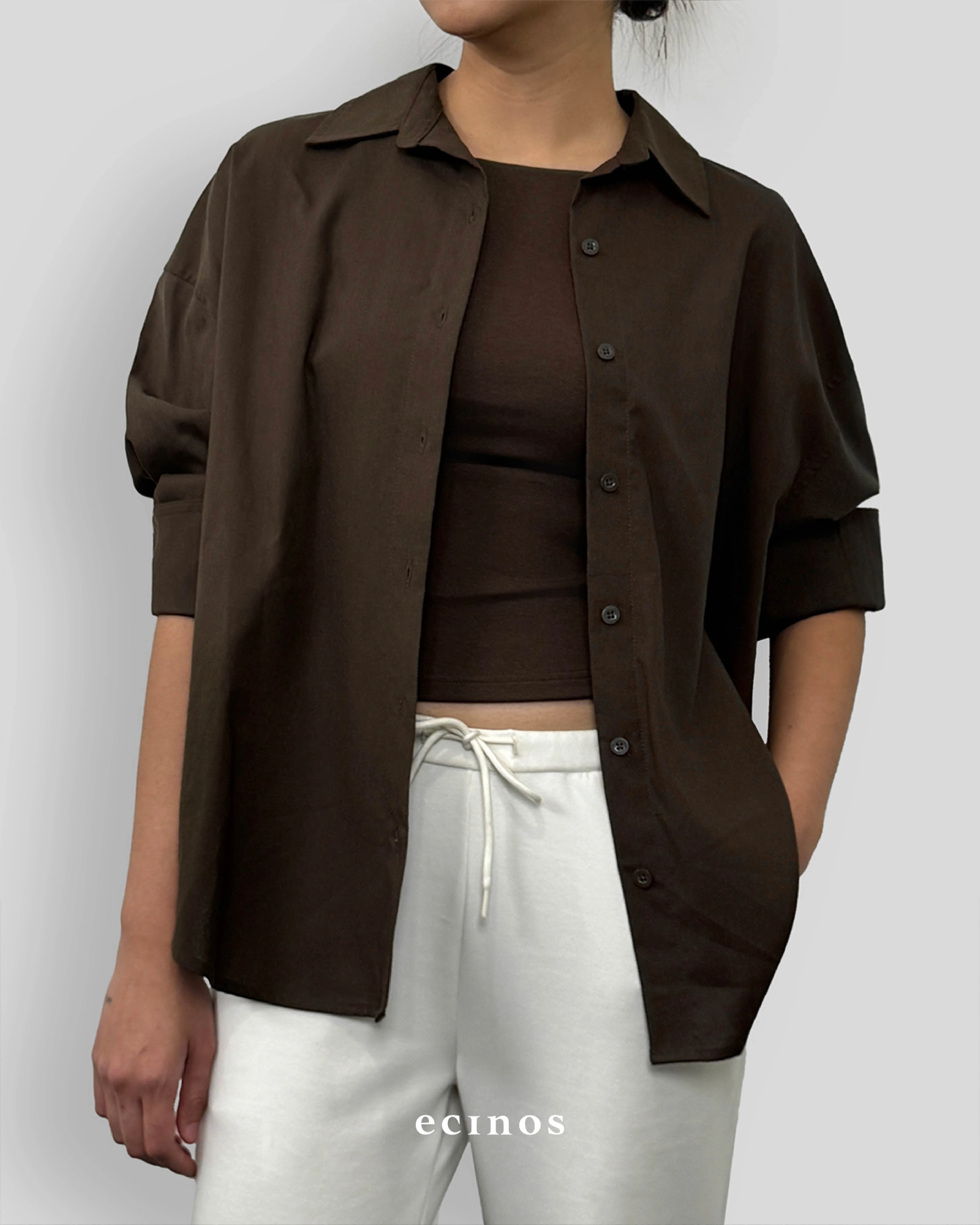 ECINOS - Philia Oversized Linen Shirt 2.0 - Image 12