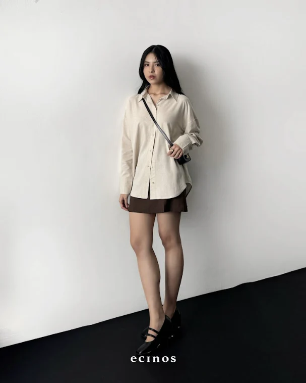 ECINOS - Philia Oversized Linen Shirt 2.0 - Image 4