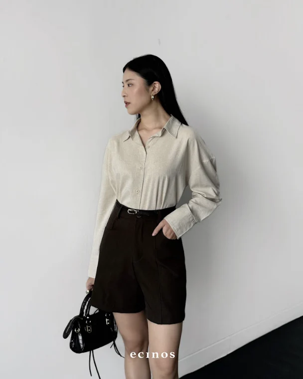 ECINOS - Philia Oversized Linen Shirt 2.0 - Image 8