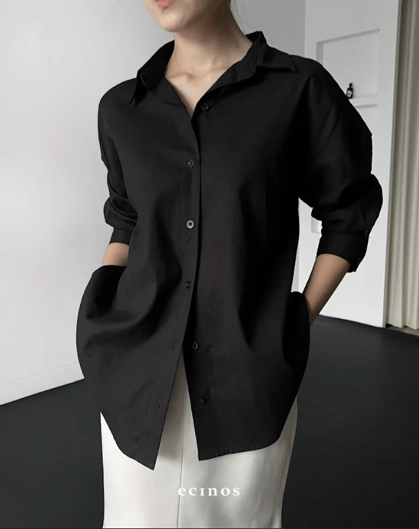 ECINOS - Philia Oversized Linen Shirt 2.0 - Image 9